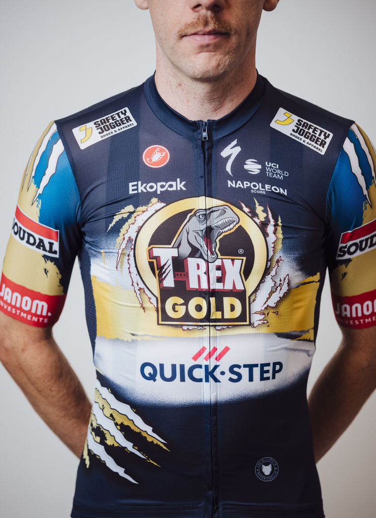 Wielershirt - T-Rex Gold Quick-Step